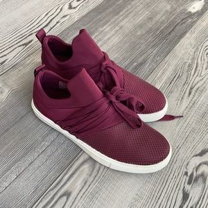 Maroon shoes